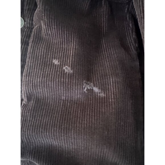 Vintage Y2K Brown Corduroy Fleece Lined Button Down Trucker Jacket Men's Large - Picture 9 of 9